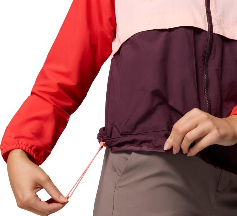 Spire Valley Windbreaker - Womens - moonvista / pink sand / poppy red 1
