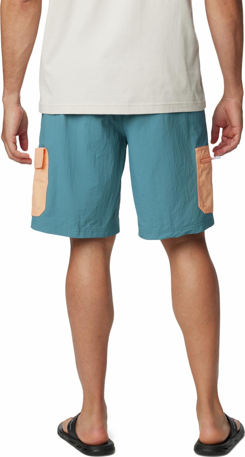Summerdry Brief Shorts, 9" Inseam - Mens - Cloudburst / Apricot Fizz 2