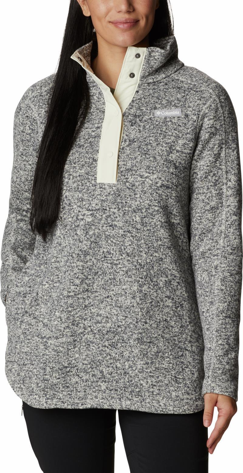 Sweater Weather Tunic - Womens - chalk heather 1