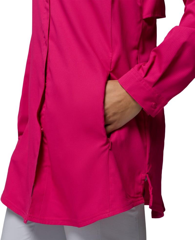 Tamiami LS Tunic - Womens - guava pink 1