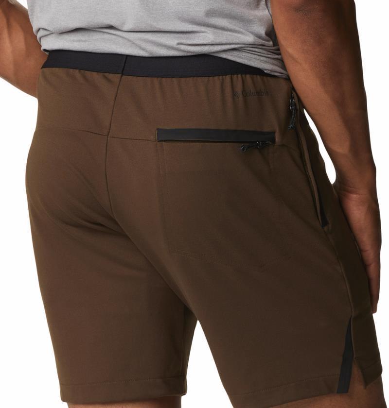Tech Trail Knit Shorts, 7" Inseam - Mens - Olive Green 5