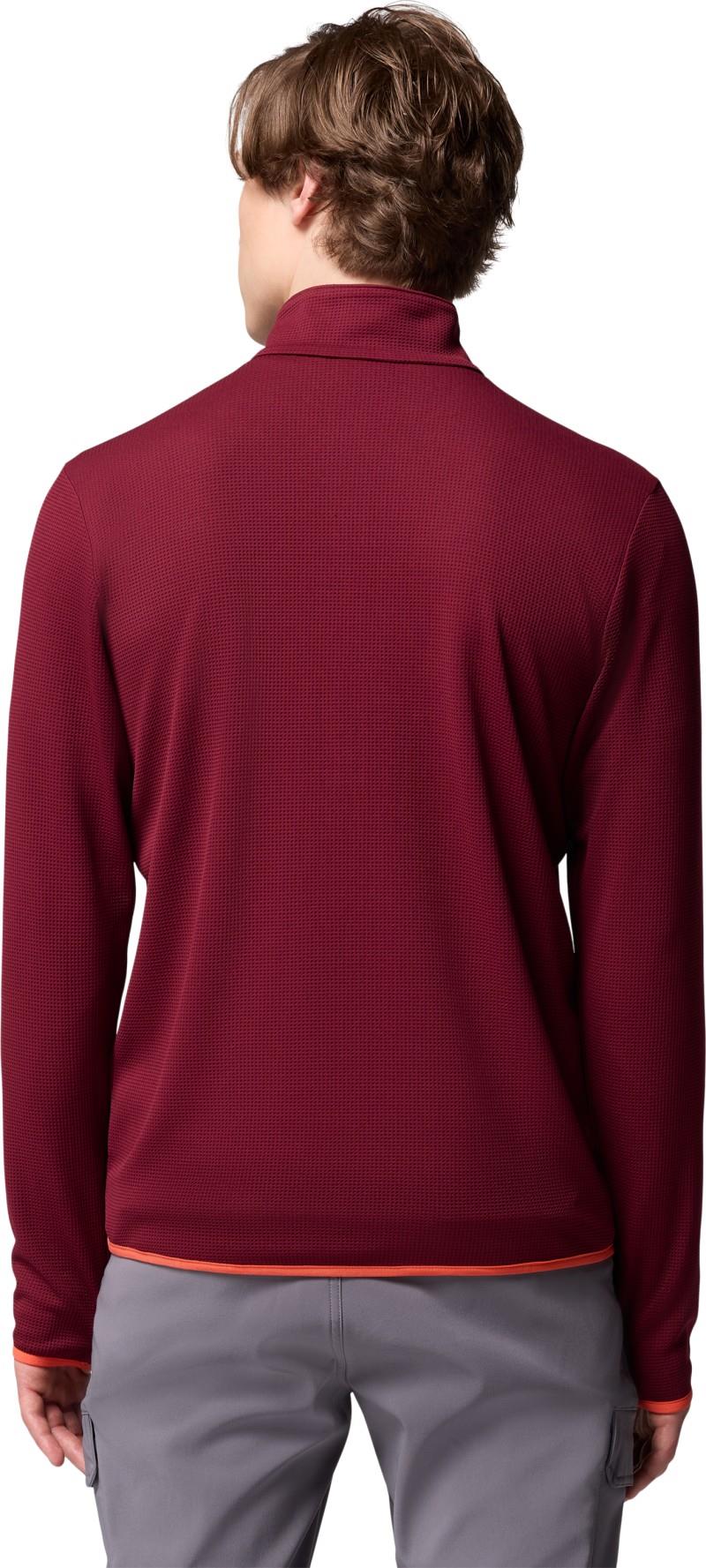 Tech Trail Utility Warm Half-Zip - Mens - rich wine 1