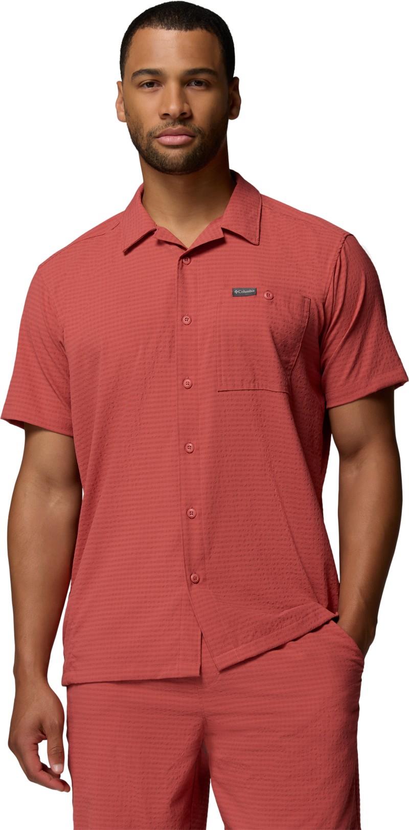 Utilizer SS Camp Shirt, Tall - Mens - washed red 1