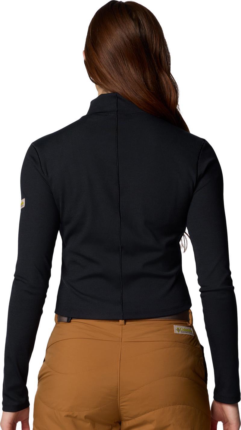 Wallowa Cropped LS Top - Womens - Black 3