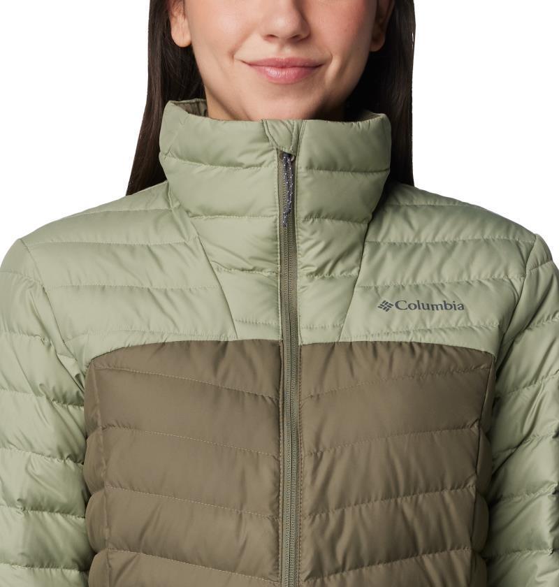 Westridge Full Zip Down Jacket - Womens - Safari / Stone Green 7