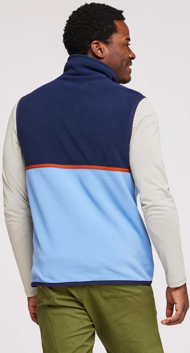 Amado Fleece Vest - Mens - mezcal / maritime 1