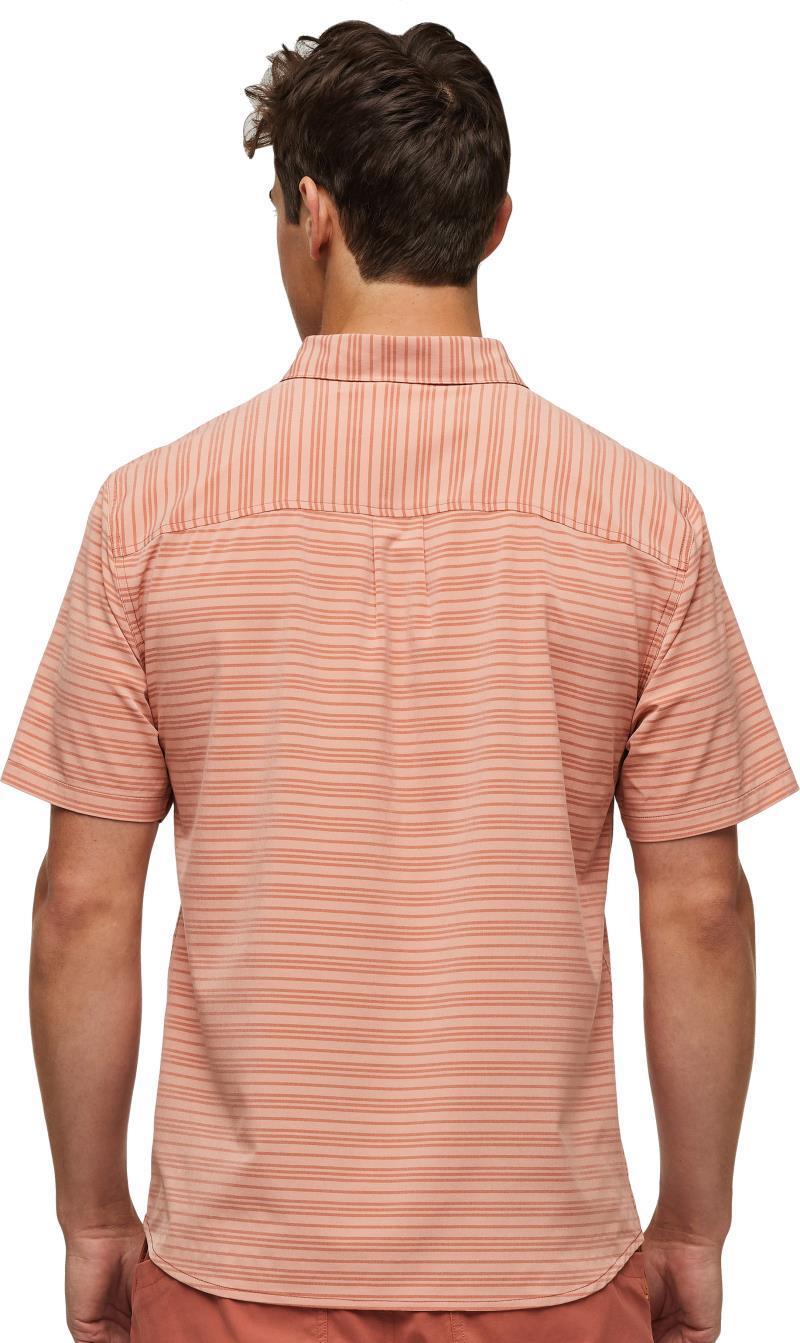 Cambio Button Up Shirt, Printed - Mens - Faded Brick 5