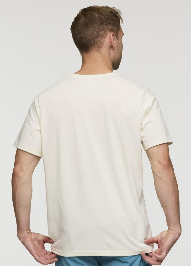 Llama Block T-Shirt - Mens - bone 1