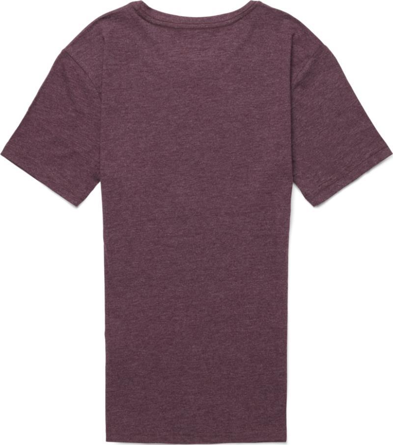 Llama Stripes Organic T-Shirt - Womens - wine 1
