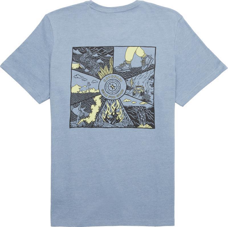 Slice of Adventure Organic T-Shirt - Mens - Tempest 2