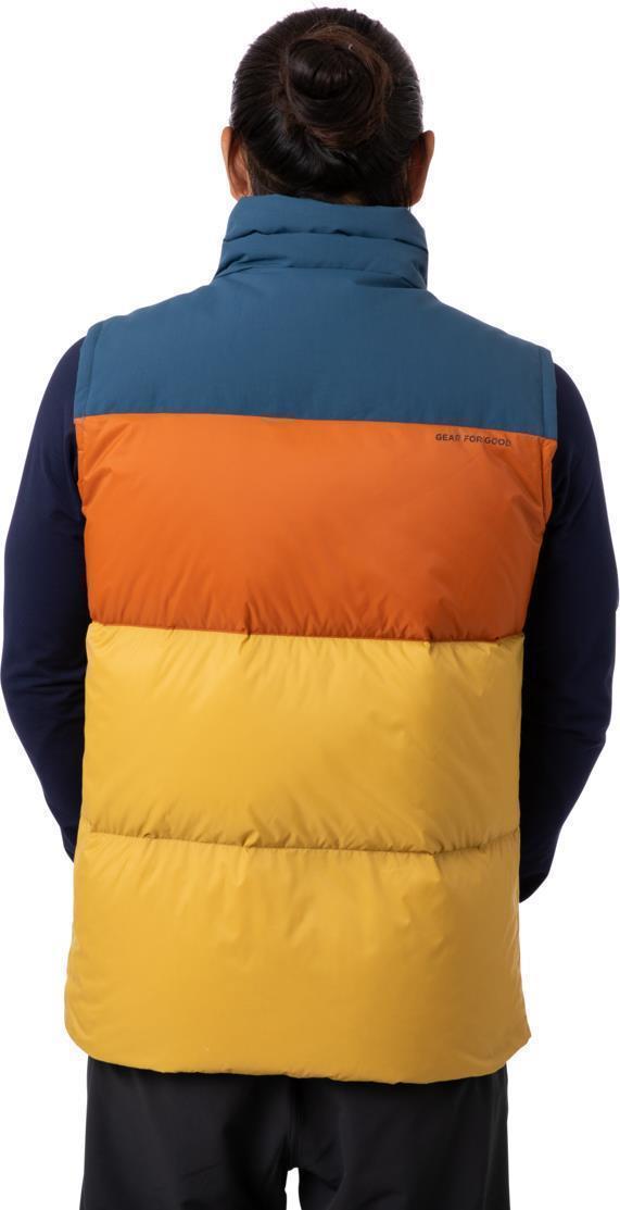 Solazo Down Vest - Mens - indigo / golden rod 1