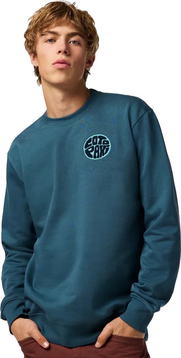 Trail To Sea Crew Sweatshirt - Mens - ocean 1