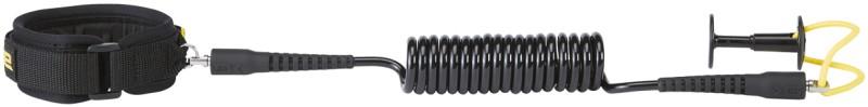 Bodyboard Coiled Bicep Leash 4` x 1/4" - shadow 1