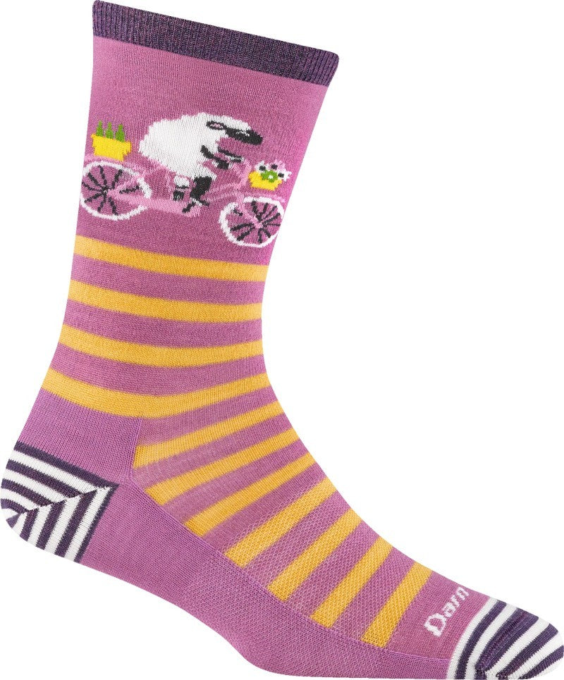 Animal Haus Crew Lightweight No Cushion Socks - Womens - lilac 1