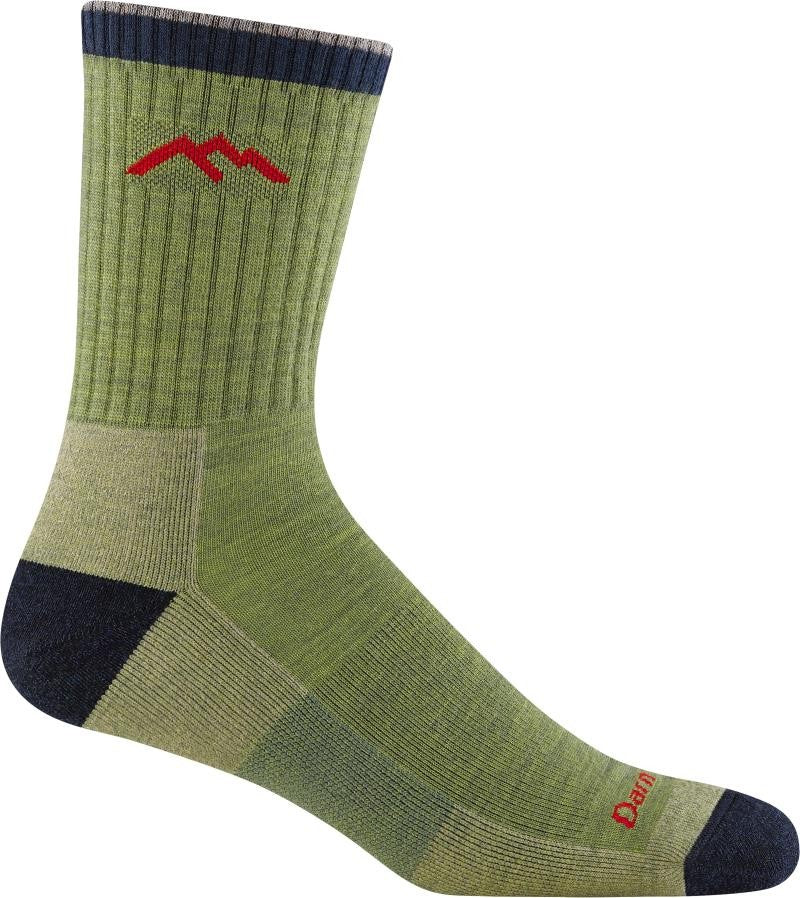 Hiker Micro Crew Midweight w/ Cushion Socks - Mens - willow 1