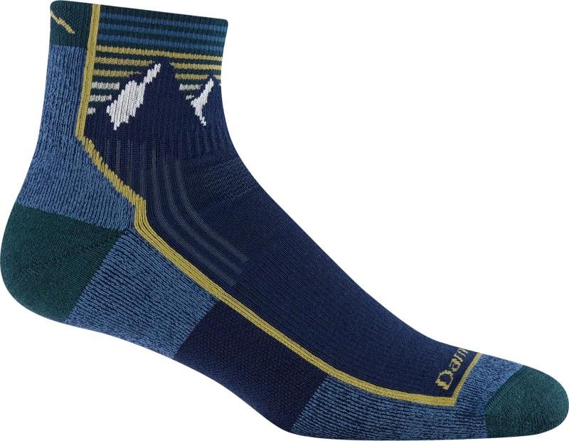 Hiker Quarter Midweight w/ Cushion Socks - Mens - mountain lake 1
