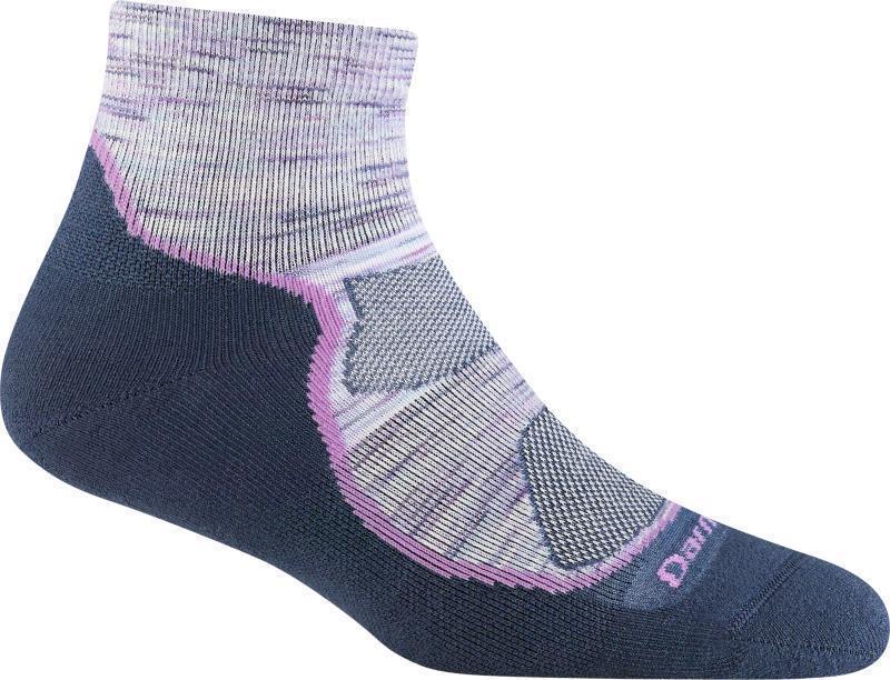 Light Hiker Quarter Lightweight Cushion Socks - Womens - Cosmic Purple 1