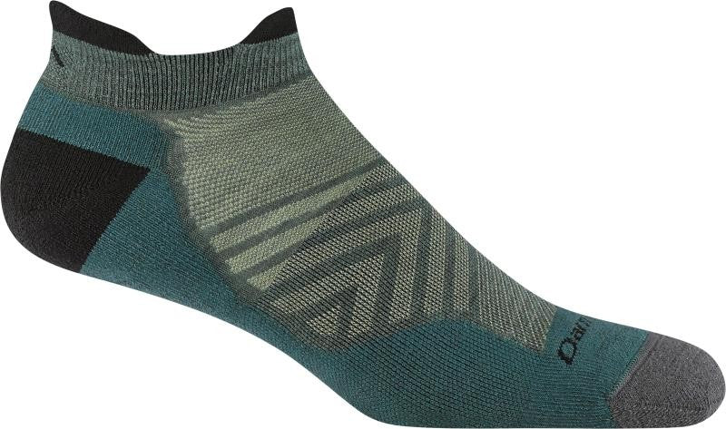 Run No Show Tab Ultralight w/ Cushion Socks - Mens - teal 1