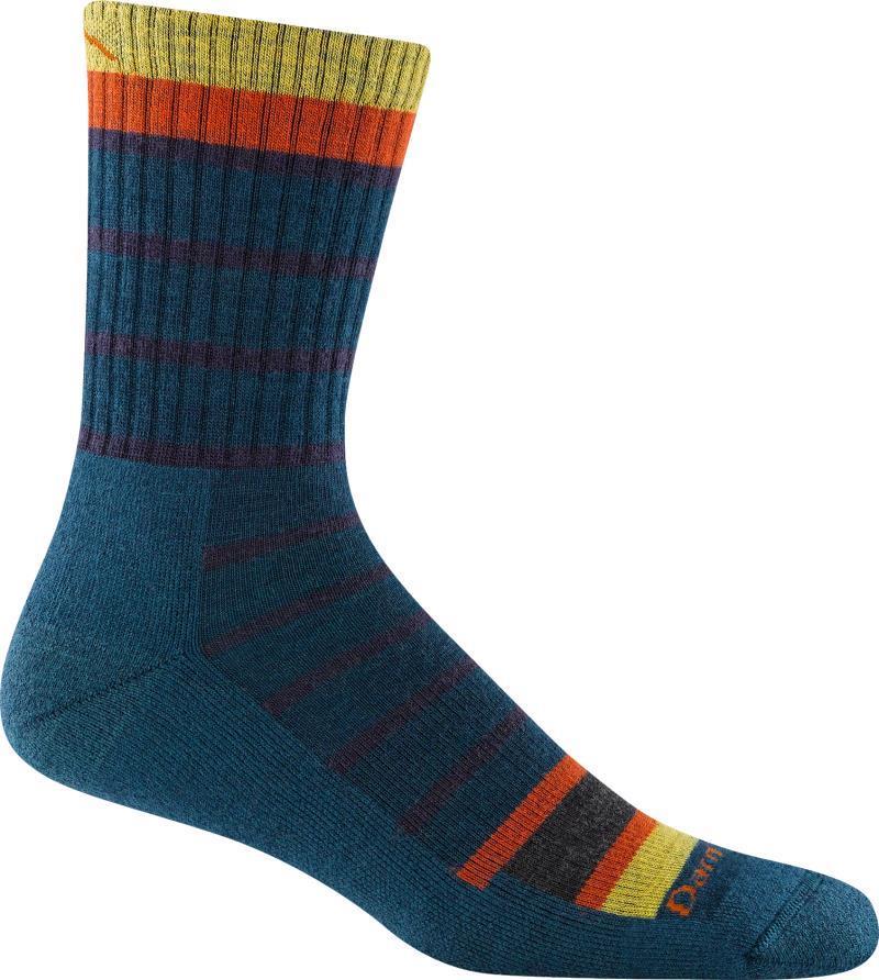 Via Ferrata Micro Crew Midweight Cushion Socks - Mens - dark teal 1