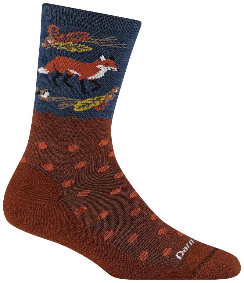 Wild Life Crew Lightweight w/ Cushion Socks - Womens - fox foliage 1