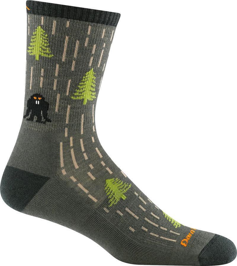 Yarn Goblin Micro Crew Lightweight Cushion Socks - Mens - Forest 1