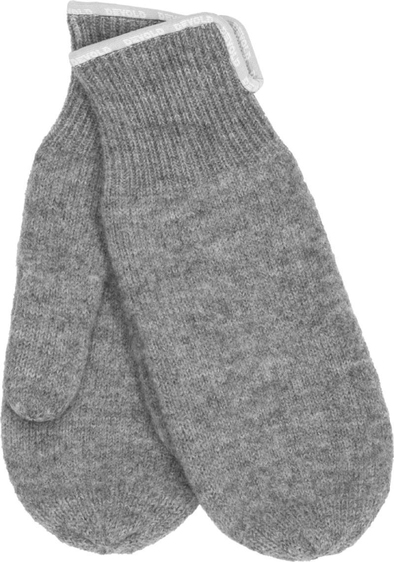 Devold Wool Mittens - Grey Melange 1