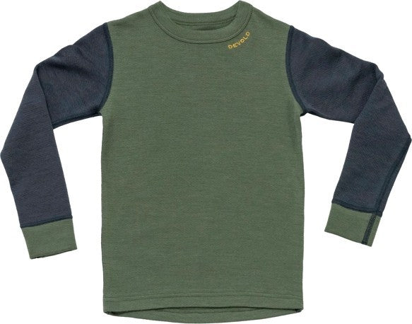 Expedition Merino Shirt - Kids - night / forest 1