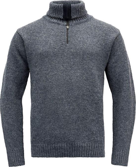 Nansen Wool Zip Neck - Unisex - Ombre Melange 1