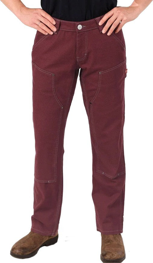 Anna Taskpant, 28" Inseam - Womens - elderberry canvas 1