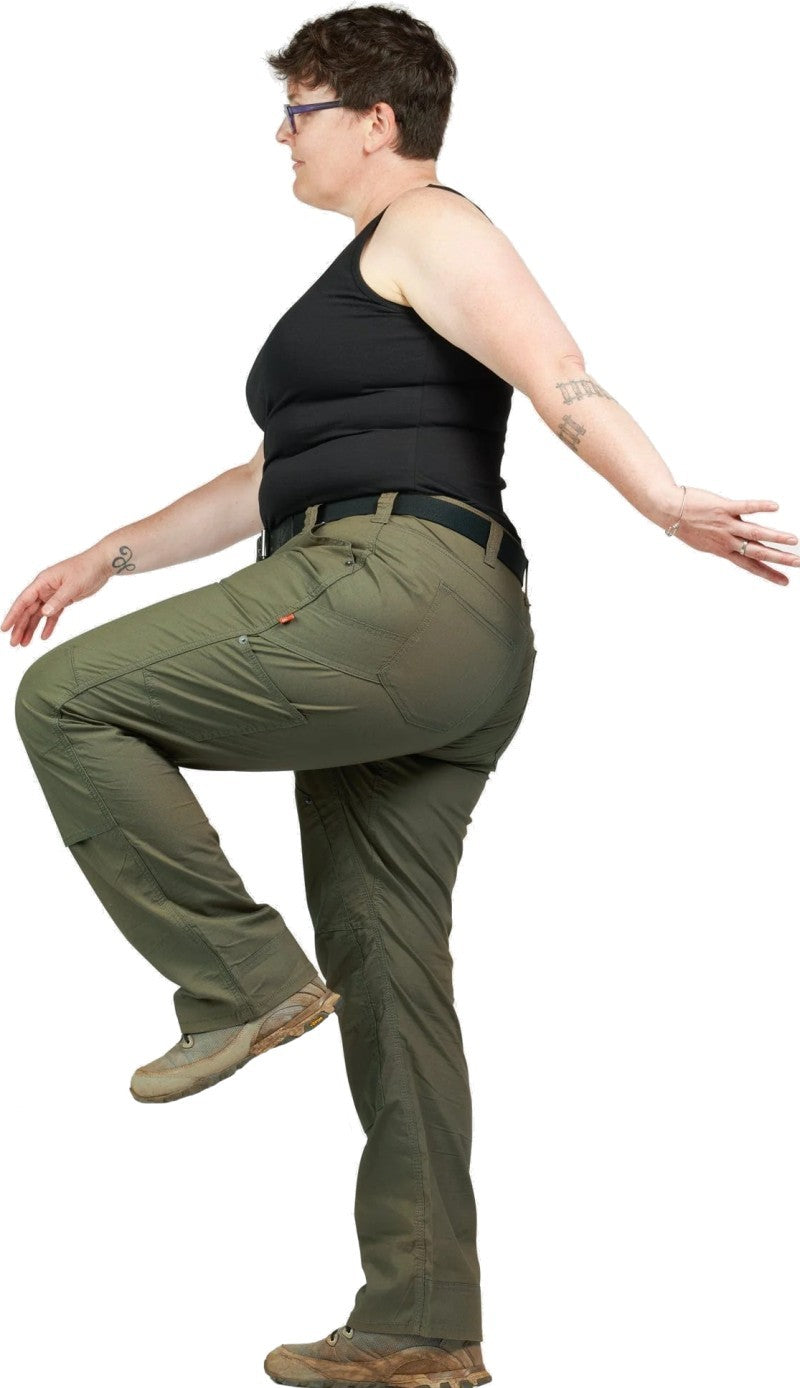 Anna Ultra Light Trail Pants, 32" Inseam - Womens - kelp green 1
