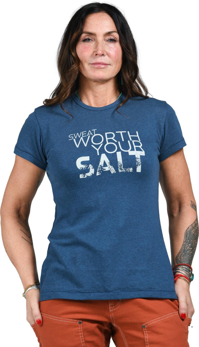 Sweat Worth Your Salt Graphic Crew - Womens - Dovetail Blue 1