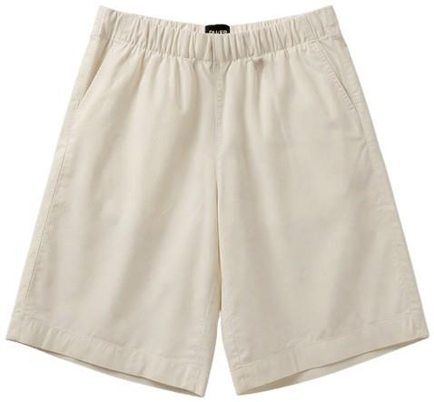 Deluxe Twill Lite Parker Shorts, 12" Inseam - Womens - white sand 1