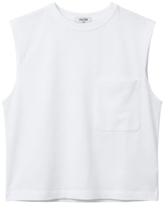 Heavyweight Jersey Elwood Top - Womens - white 1