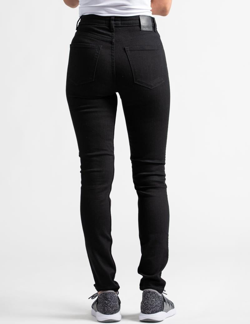 Performance Denim, High Rise Skinny, 28" Inseam - Womens - black 1