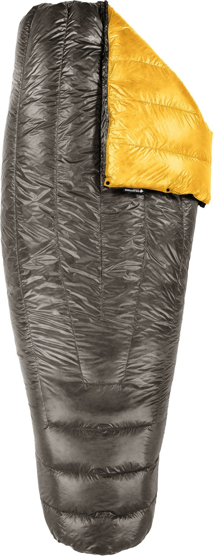 Enigma Quilt 850, -6C / 20F, Reg Wide - charcoal / yellow 1