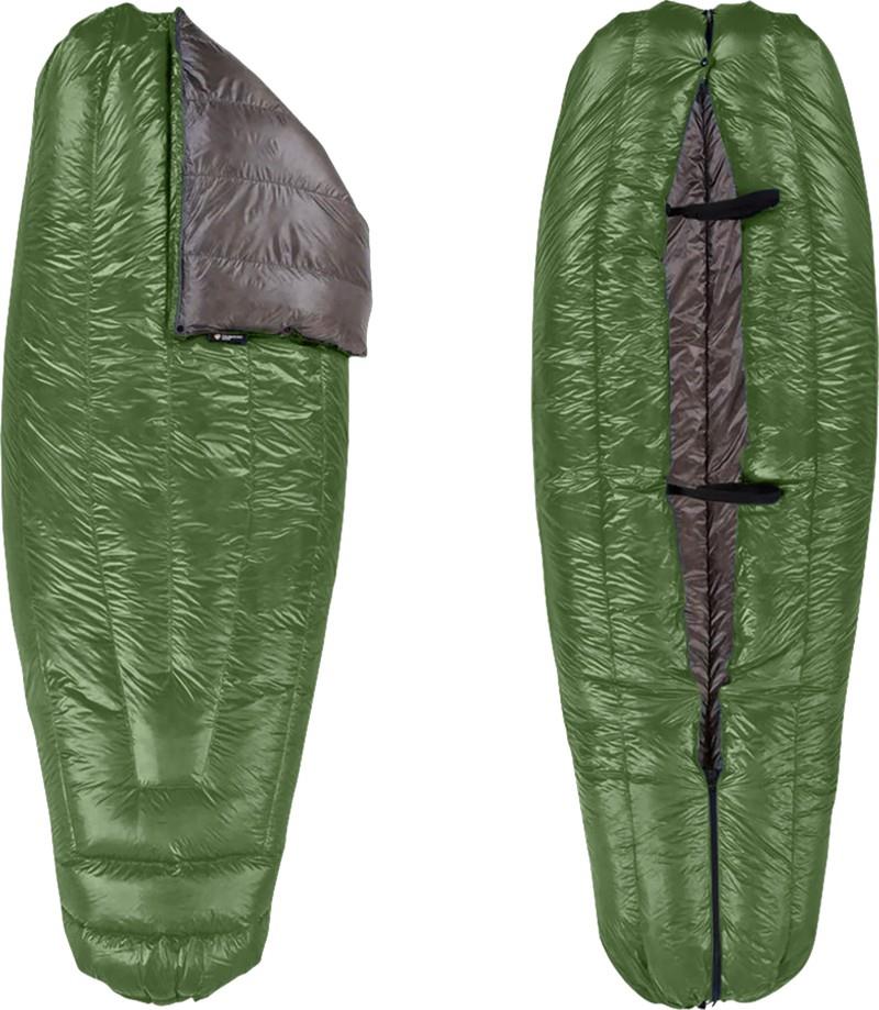 Revelation Sleeping Quilt 850, -1C / 30F, Reg / Reg, With Collar - burnt orange / charcoal 1