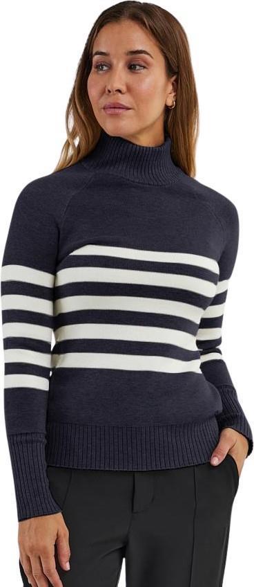 Lugano Fitted Top - Womens - night / pearl combo 1