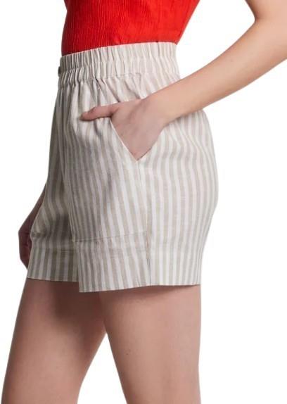 Lusk Shorts - Womens - cabana stripe / white pepper 1
