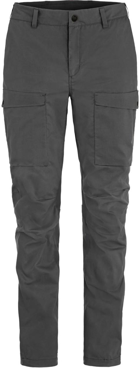 Abisko Hybrid Trail Trousers, Long - Womens - dark grey 1