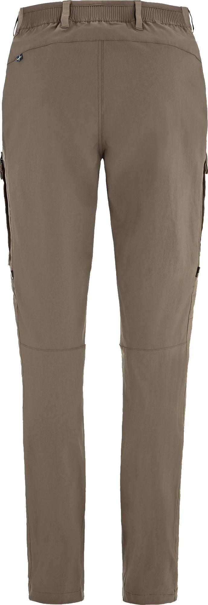 Abisko Hybrid Trail Trousers, Long - Womens - suede brown 1