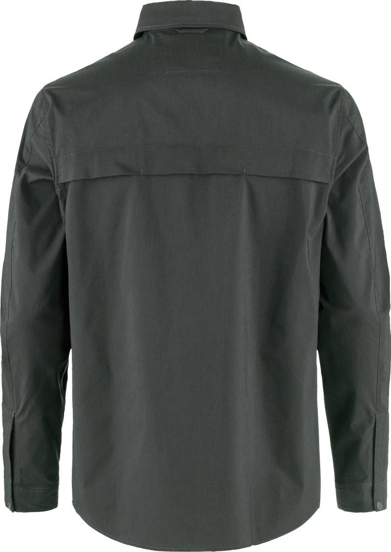 Abisko Trail Shirt LS - Mens - dark grey 1