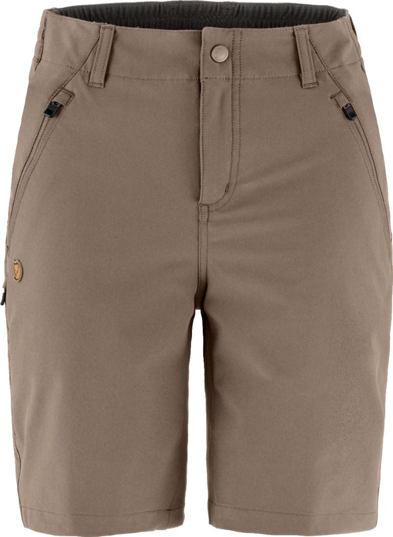 Abisko Trail Stretch Shorts - Womens - suede brown 1