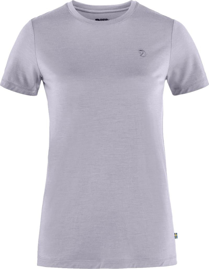 Abisko Wool SS T-Shirt - Womens - lavender mist 1