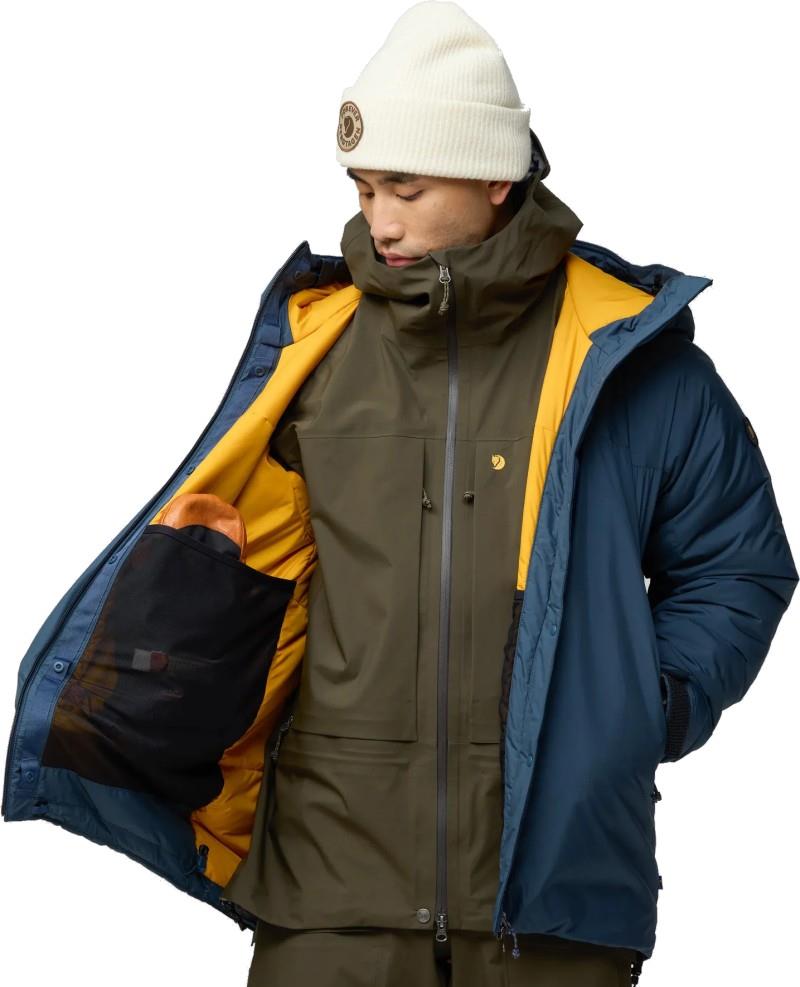 Bergtagen 130 Insulation Jacket - Mens - mountain blue / mustard yellow 1