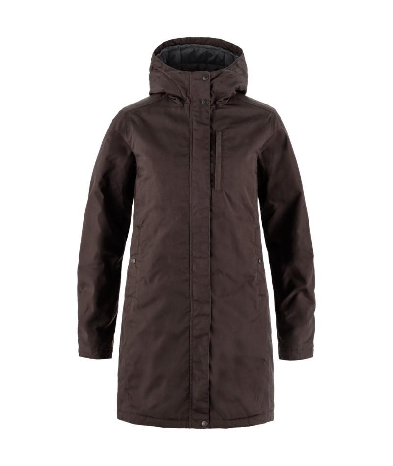 Kiruna Padded Parka - Womens - black oak 1