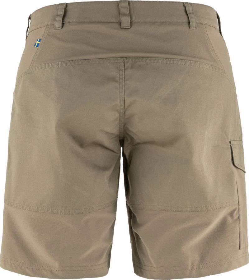 Nikka Shorts Curved - Womens - Suede Brown 2