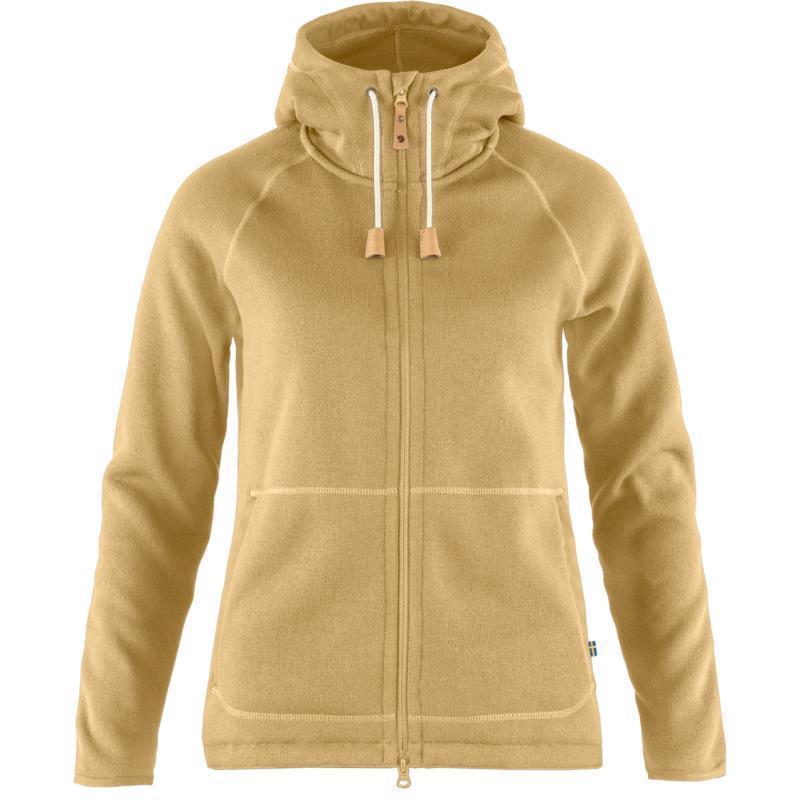 Ovik Fleece Hoodie - Womens - Dune Beige 1