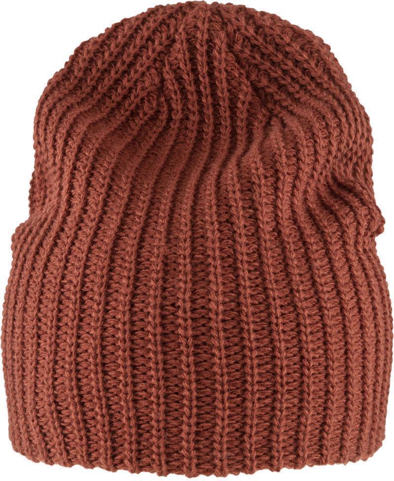 Ovik Melange Beanie - Terracotta Pink 1