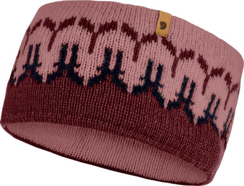 Ovik Path Knit Headband - Dark Garnet / Mesa Purple 1