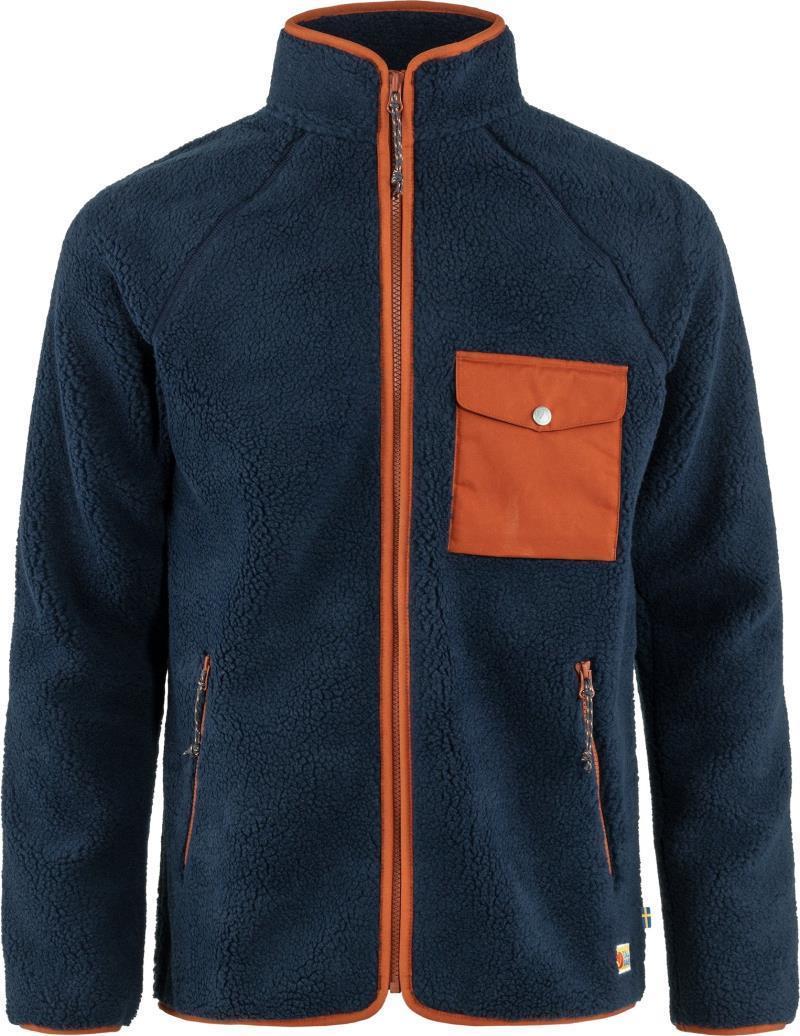 Vardag Pile Fleece - Mens - Navy / Autumn Leaf 1